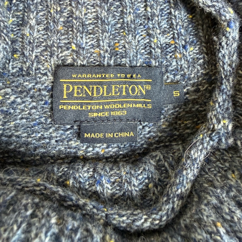 Pendleton Small 80% Lambswool Blend Mock Turtlene… - image 3
